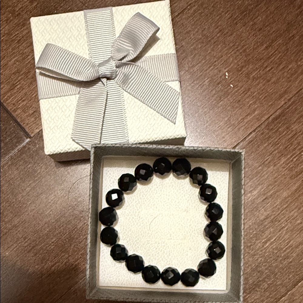 Elegant Black Stone Bracelet